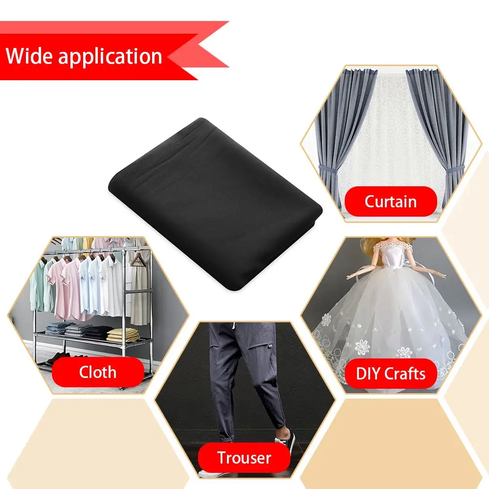 20g/30g Polyester Clothing Accessories Lightweight Fusible Sewing Fabric Adhesive Lining Iron-On Interlining Sewing Interlining