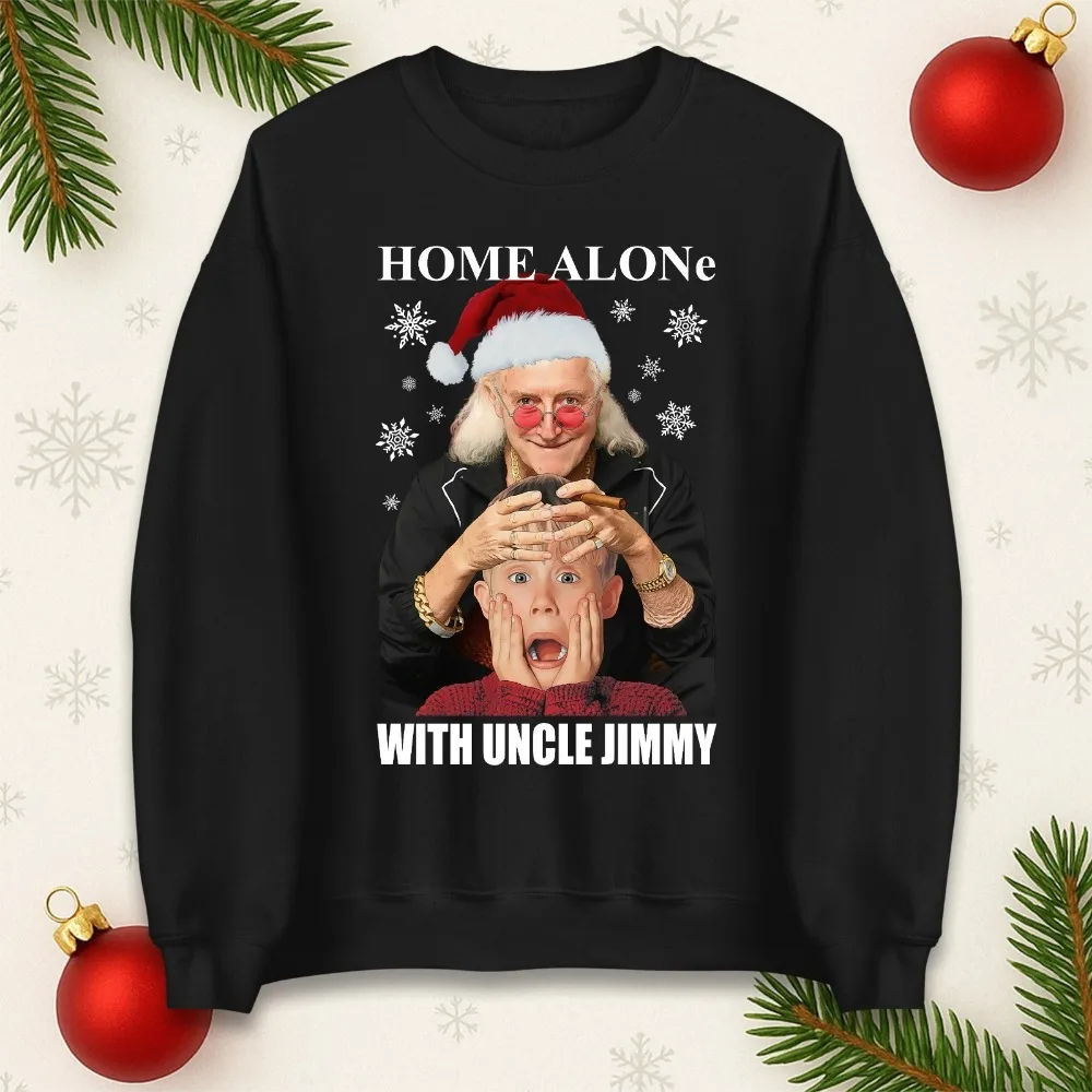 

Funny Jimmy Kevin Christmas Jumper Xmas Festive Sweatshirt Xmas Gift Hoodie Autumn and Winter Long Sleeve Keep Warm Sportswear