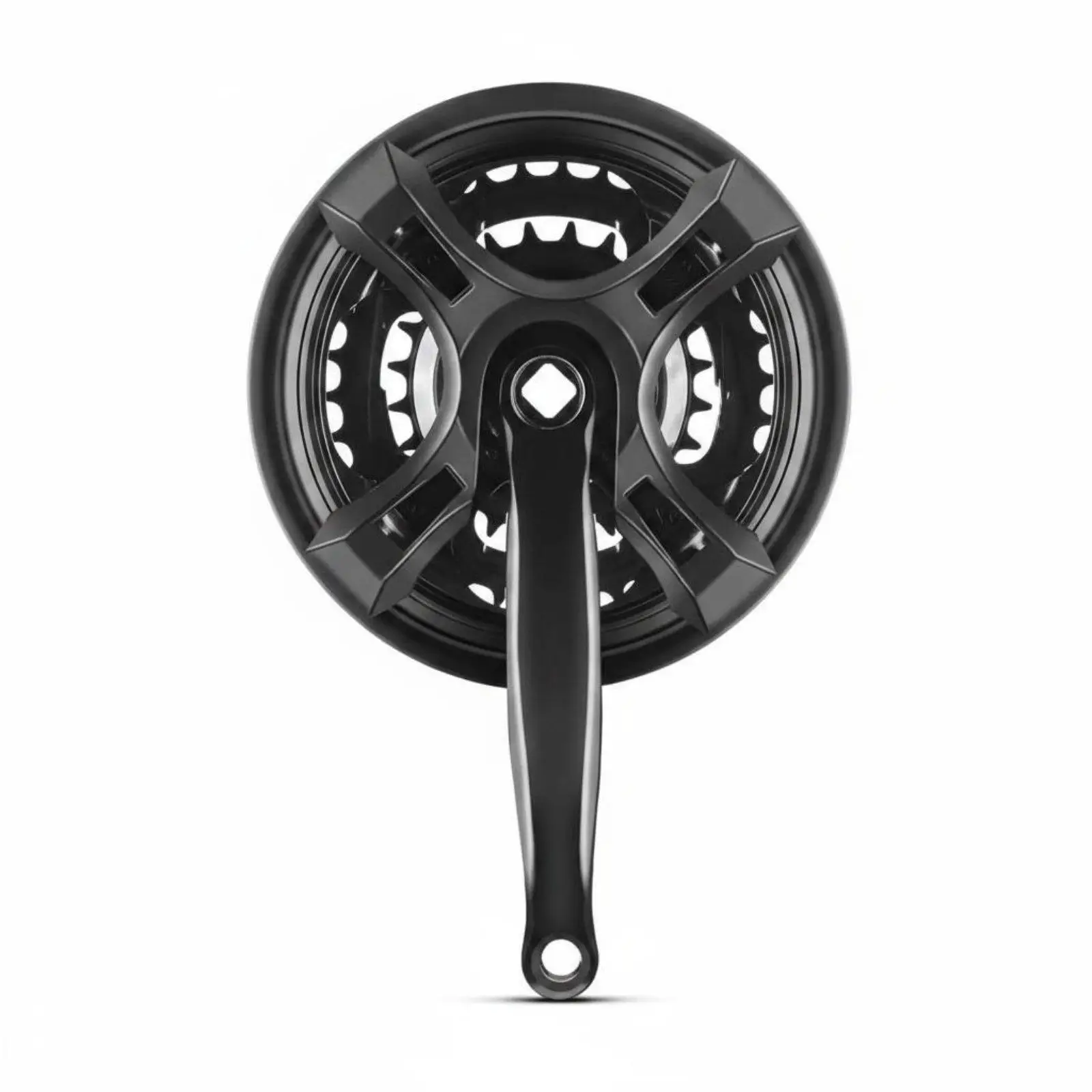 Diamond Hole Bicycle Crank Arm Carbon Steel Crankset BMX Connecting Rods for Road Cycling