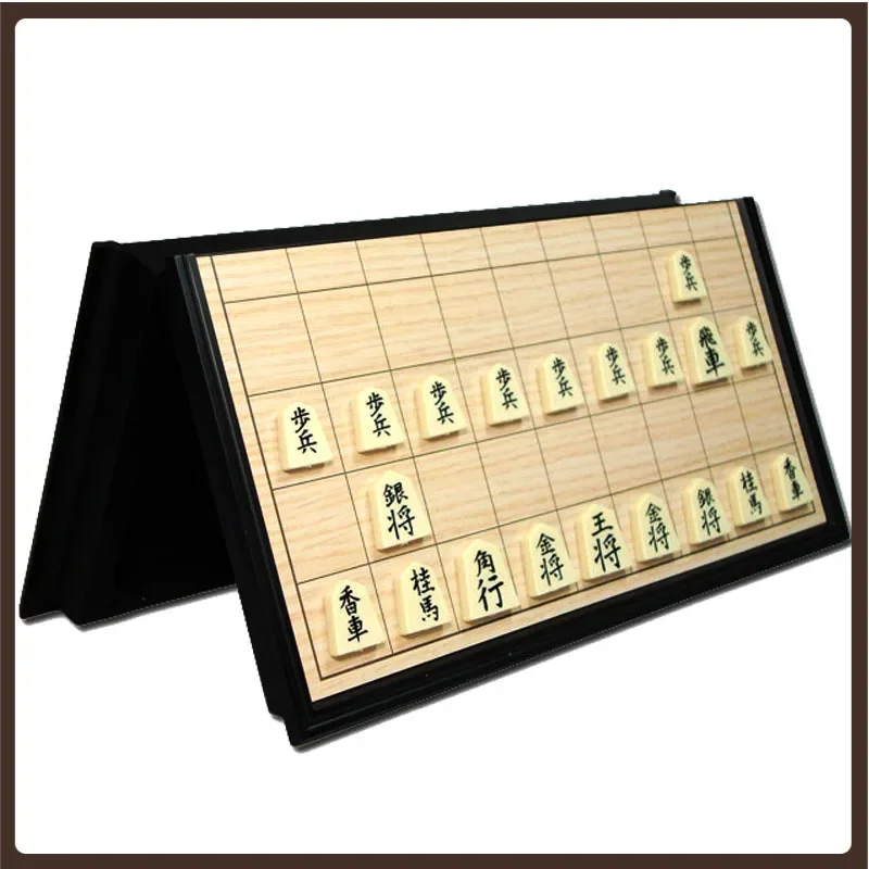 

Портативная игра в шахматы Shogi, профессиональные классические настольные игры в ретро стиле для взрослых, деревянные шахматы