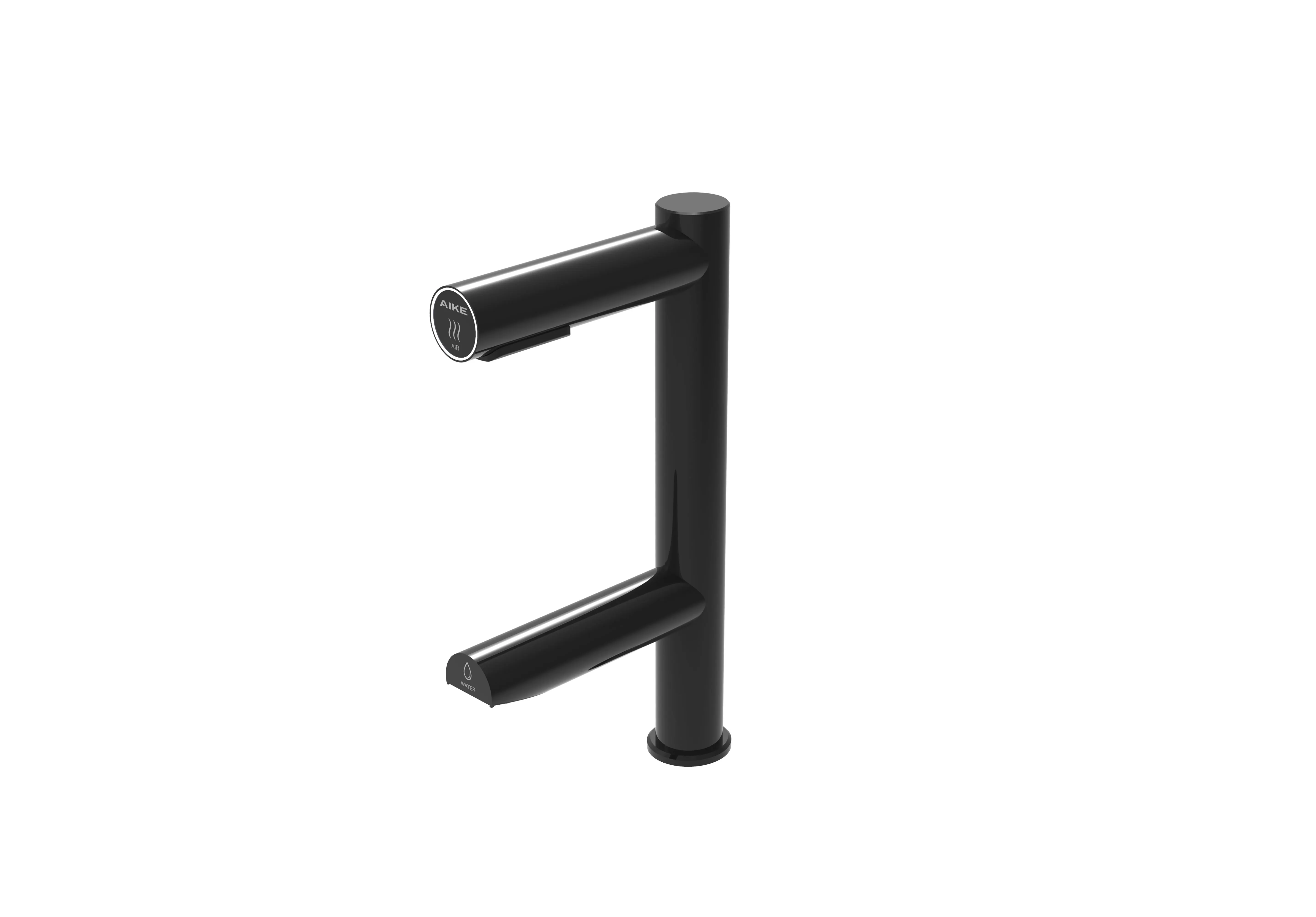 Factory Price AK7130 Automatic New Design Innovation IP24 Stainless Steel Portable 2 in 1 Toilet Faucet with Hand Dryer