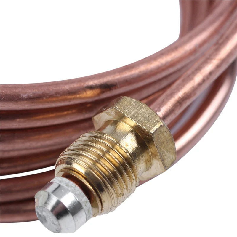 BHTS-5X 1500Mm Gas Stove Universal Thermocouple Kit M6X0.75 With Overflow Nut (Five) Replacement Thermocouple
