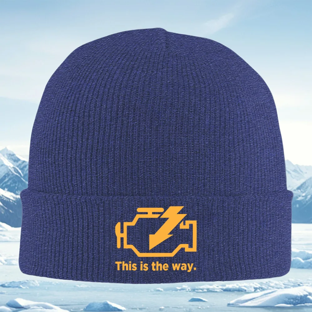 محرك كون بيرنو دي أليمنتيشن. الطريق السريع من ديلانتي. Hombres Mujeres للجنسين Gorro de Punto Gorro Jersey Gorro Invierno Tér