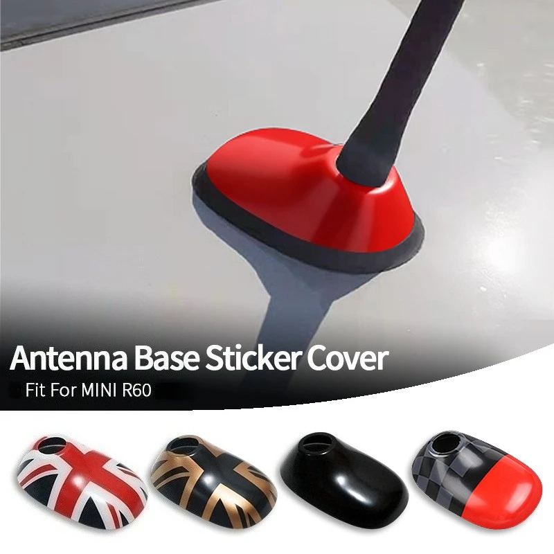 

1PC Car Antenna Base Decoration Case Cover For MINI Cooper R60 Countryman 2010-2016 Car Sticker Auto Exterior Accessories
