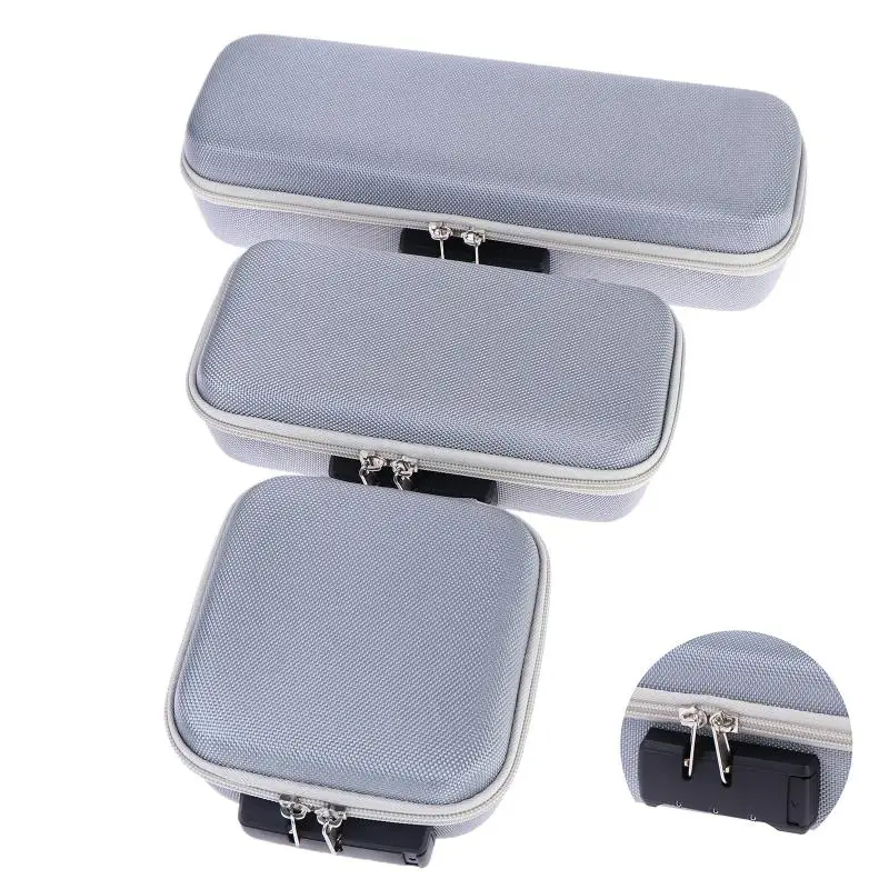 Space Saving Digital Lock Storage Bag Anti-Theft Multiuse Lockable Organizer Case for Home Car Office Dorm