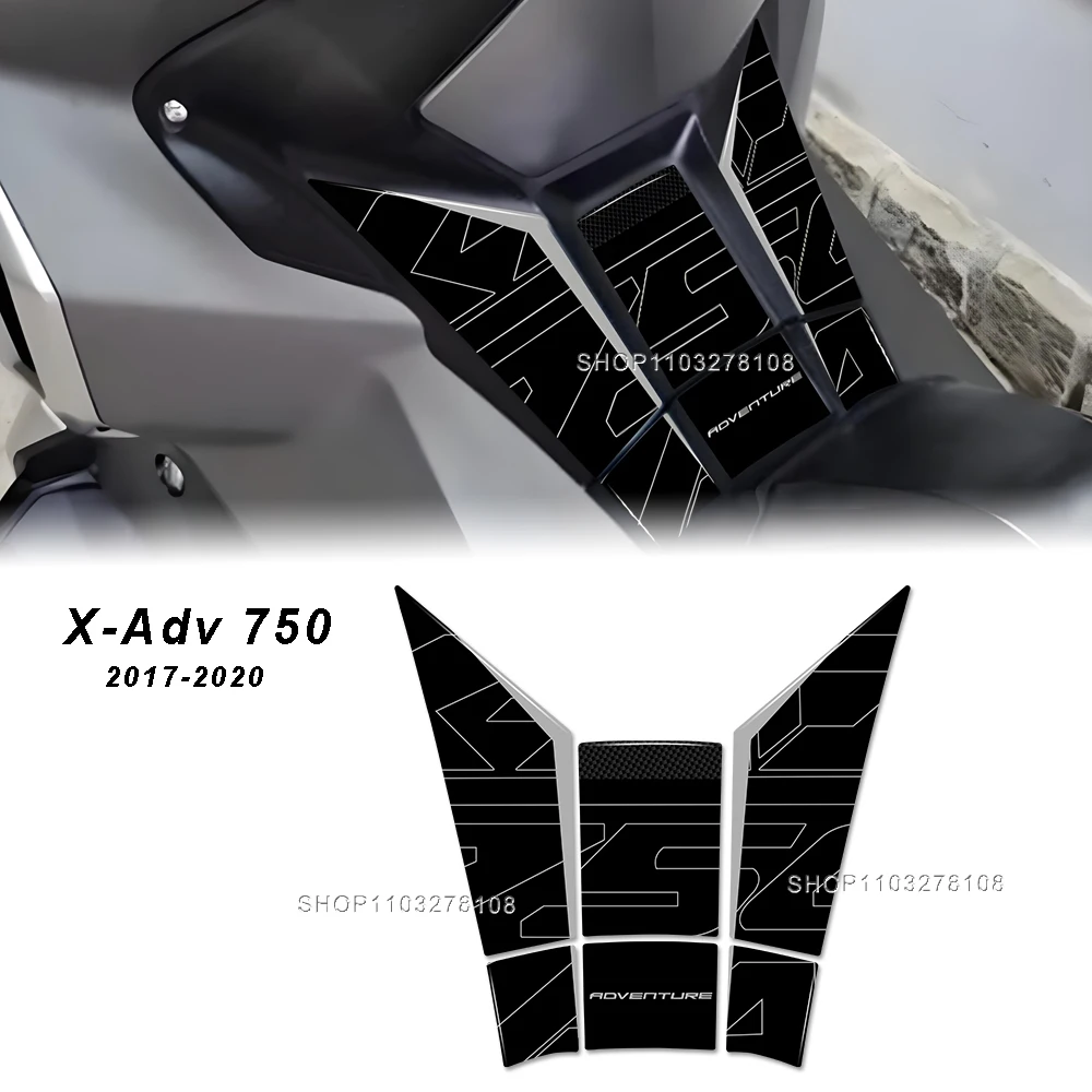 

For X-Adv 750 XADV750 2017-2020 Limited Edition Motorcycle Footpeg Protection 3D Resin Sticker kit New Decorative Decal