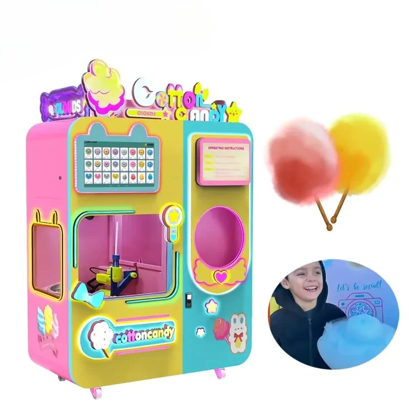 Automatic Marshmallow Vending Machine for High Profit Flower Marshmallow Machine Robot