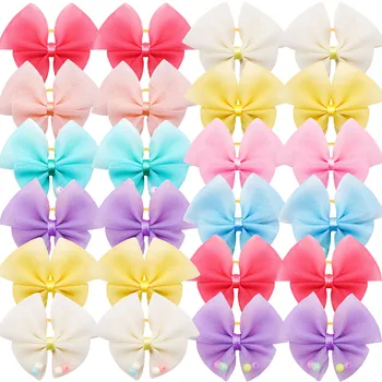 10pcs ใหม่สัตว์เลี้ยงอุปกรณ์เสริมผม Little Fresh สีทึบรูปแบบ Pet Grooming ยางสําหรับสุนัขแมวอุปกรณ์สัตว์เลี้ยงผมผลิตภัณฑ์