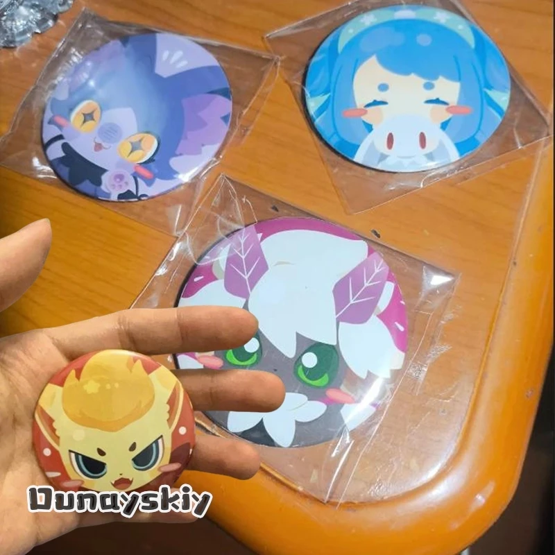Cosplay 58mm Game Roco Kingdom Cos COSTUME Badge Pin SPTE Tinplate Brooch﻿ Prop Halloween Disguise Ornament Accessories