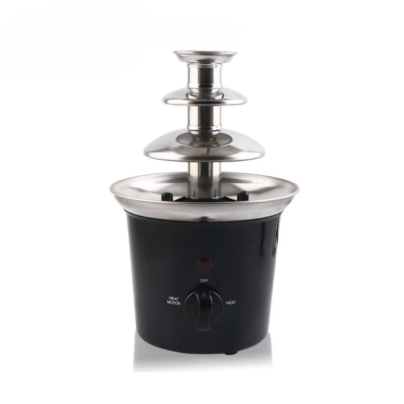 2026-hot DIY Homemade Chocolate Machine Mini 3-layer Household Chocolate Fountain Machine, Removable Melting Tower Lava Waterfal