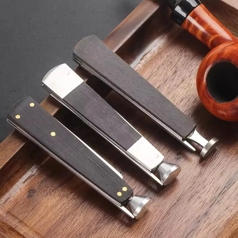 Portable 3 in1 Tobacco Pipe Cleaner Tamper Presser Pressing Rod Smoking Pipe Accessory Cleaning Tool