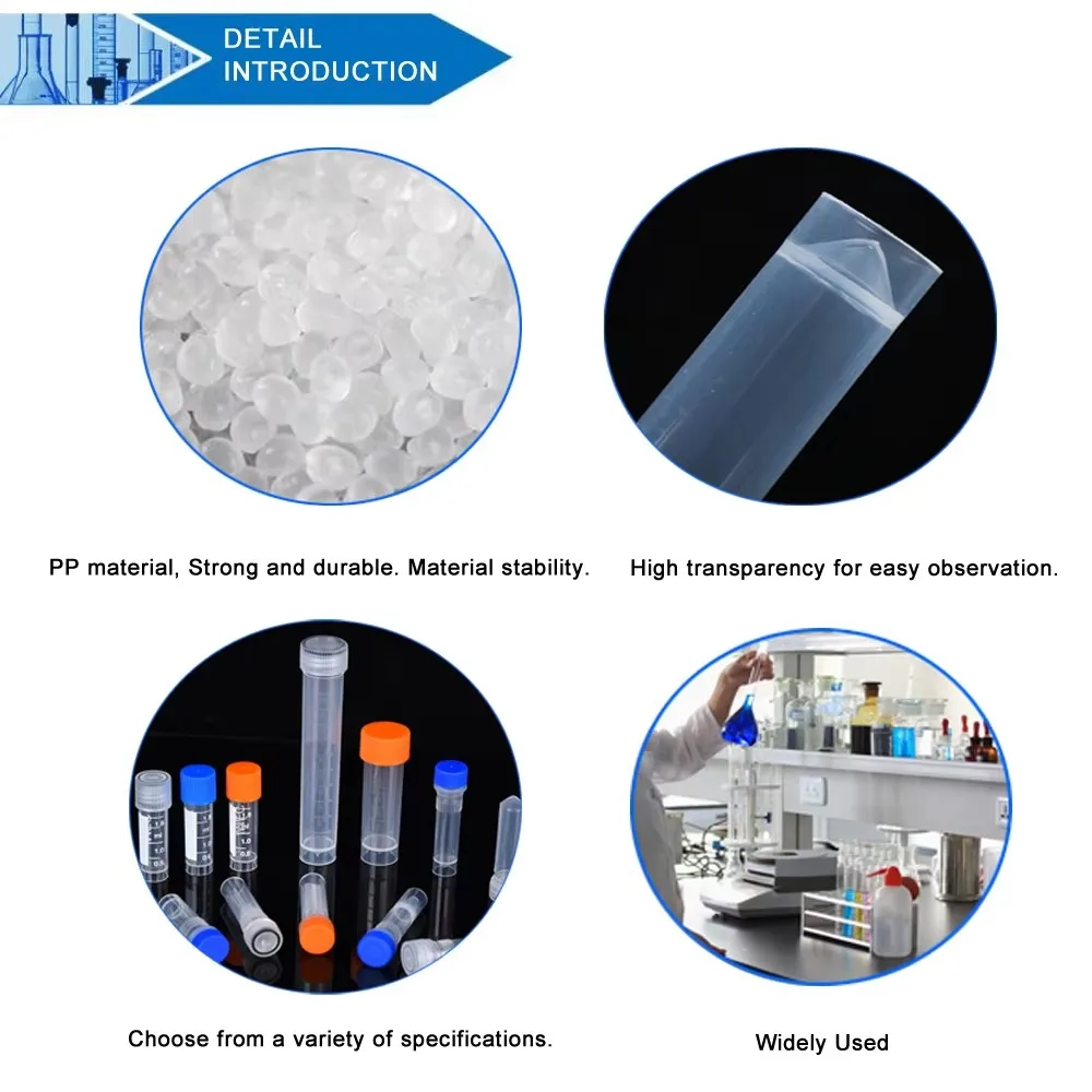 Пластиковые пробирки 1-10 мл, флаконы, контейнер для образцов, флаконы для порошка, бутылки с закручивающейся крышкой для офиса, школы, химические принадлежности, 50/100 шт.