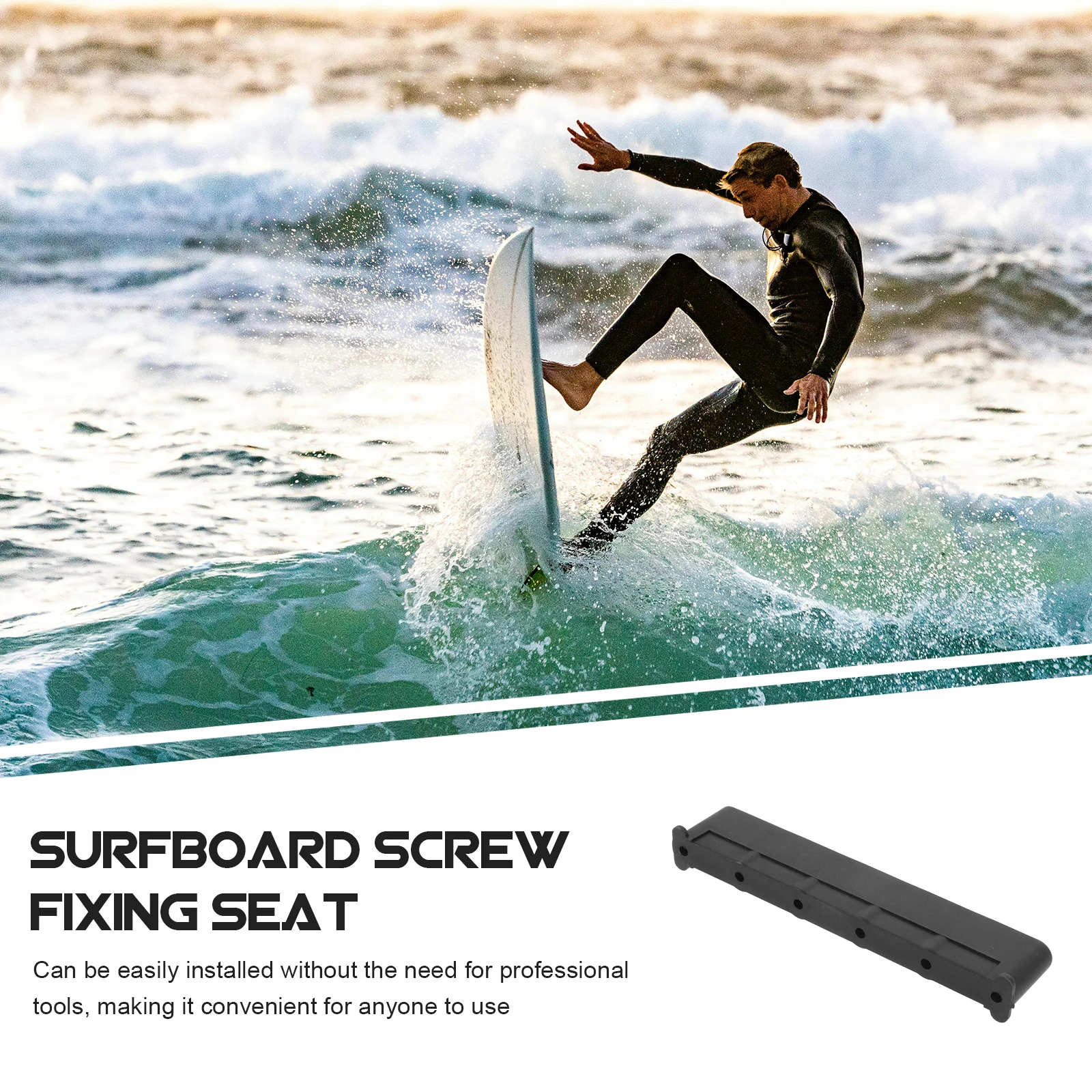 

Paddle Board Fin Screw Screws Slot Base for Fixing Paddleboard Seat Accessories Plastic Stainless Steel Surf