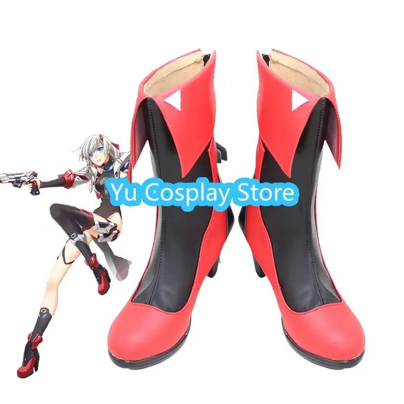 

Yu-Косплей, игра Honkai Impact 3, Kallen Kaslana, обувь для косплея, карнавальные ботинки на Хэллоуин, реквизит для косплея, обувь из искусственной кожи на заказ