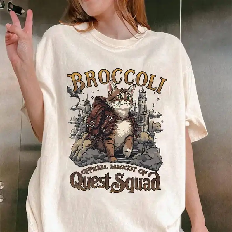 Fourth Wing Broccoli Quest Squad Bookish Shirt, Onyx Storm T-Shirt,  Romantasy Gift For Book Lover, Reader Gift