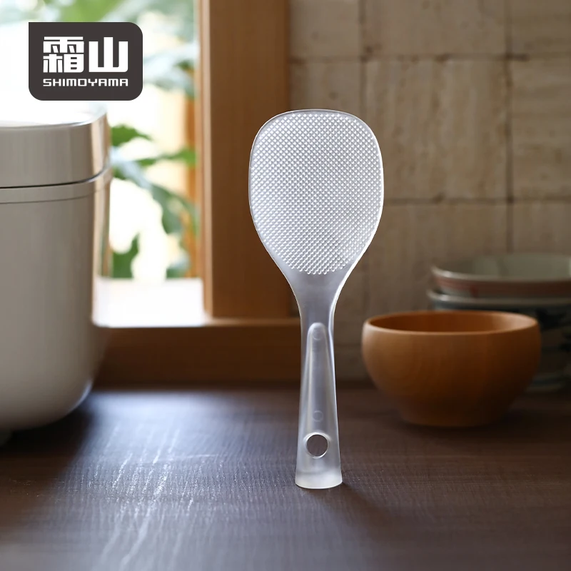 

SHIMOYAMA Non Stick Standing Rice Spoon Scooper Spatula Heat Resistant Rice Cooker Spoon Rice Paddle