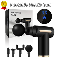 2024 Hot Portable Fascial Gun Muscle Massage Gun Deep Tissue Muscle Handheld Percussion Massager For Body Back And Neck Leg