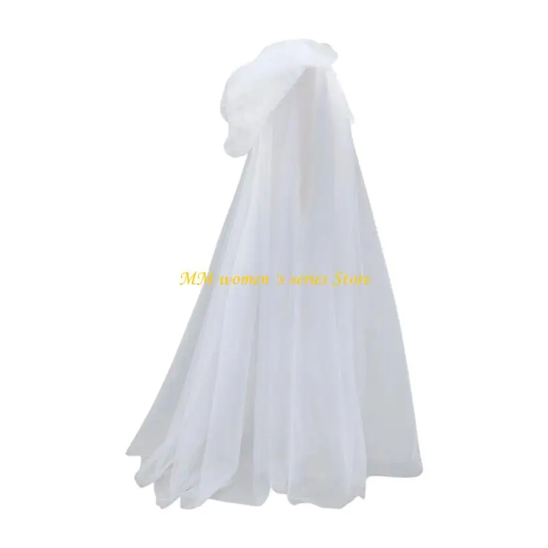 Q39C 3 Layer Net Capes Cosplay Hooded Cloak Suitable For Various Fantasy Character