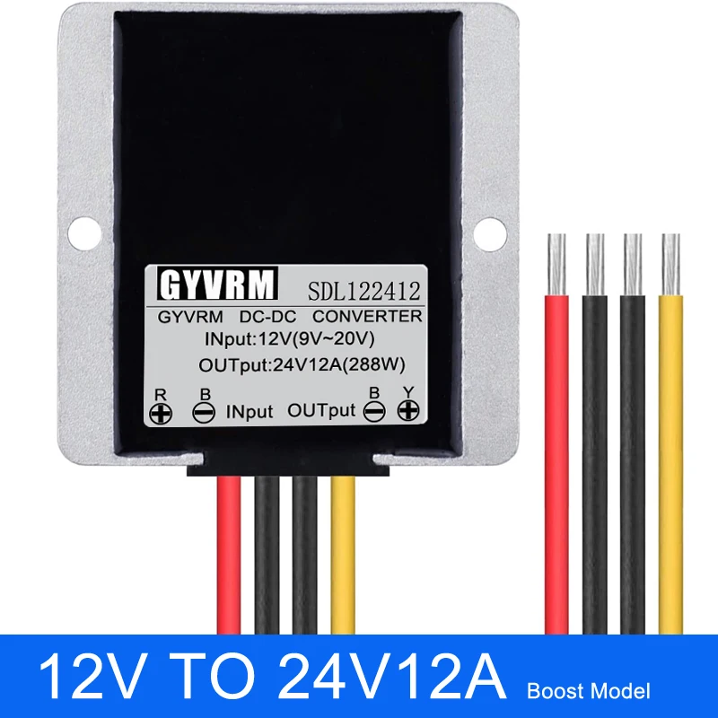 コンバータモジュールDC-DC,変圧器12v〜24v,5a,8a,10a,15a,9-20v〜24v
