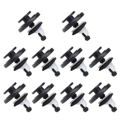 10pcs Car Tailgate Spoiler Clips 91513-T6A-003 For Honda For Civic Si 2017 For CR-V 2017-2021 For CR-V 2020-2021 For HR-V