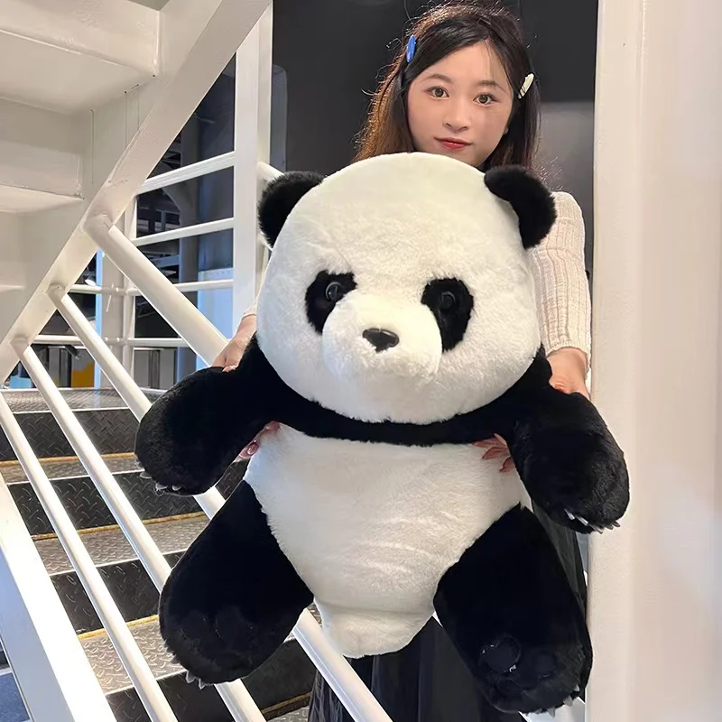 Simulation Cute Panda Plush Toy Realistic Lovely Stuffed Animal Kawaii Panda Plushies Doll Anime Soft Kids Babys GirlsToys Gifts