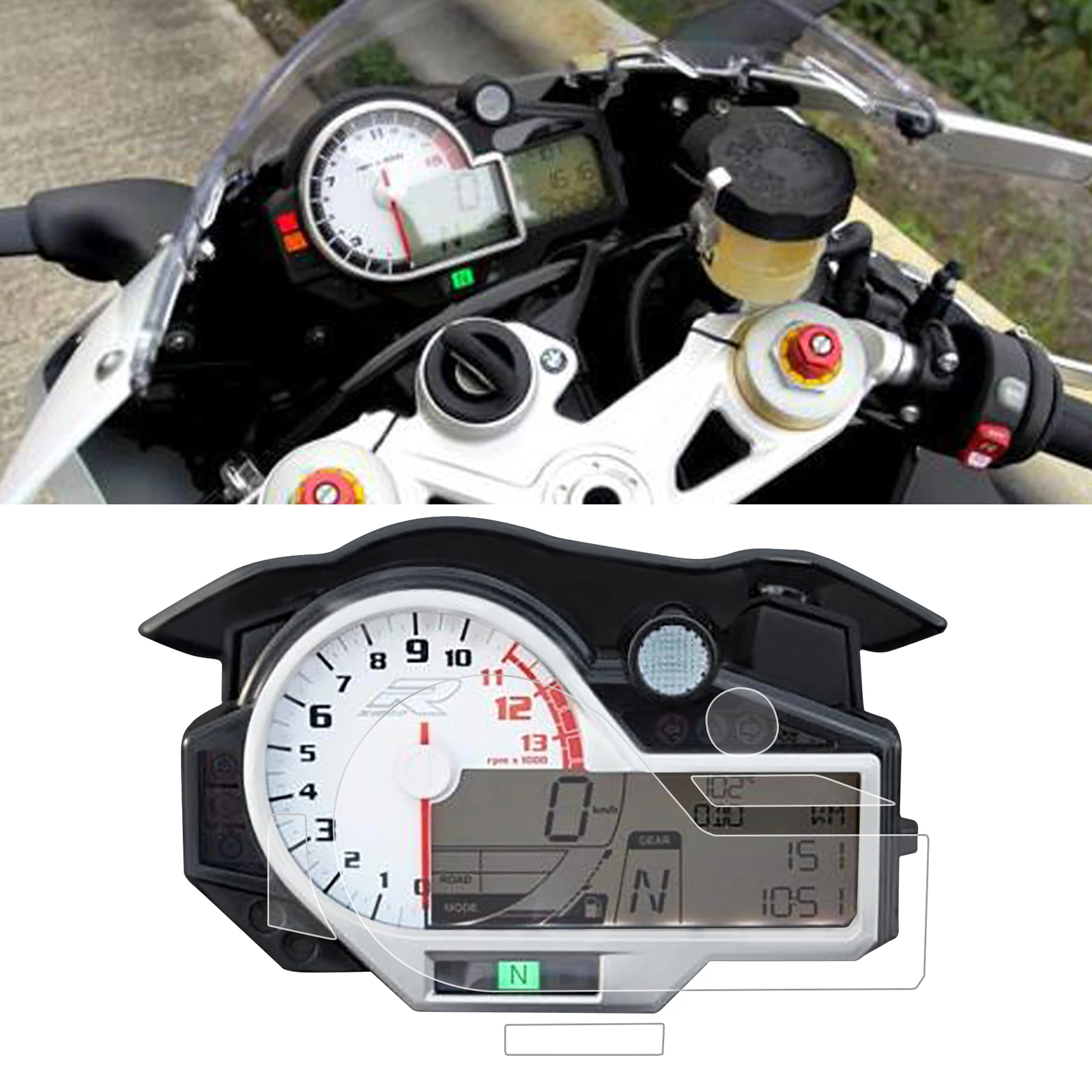 

Для BMW S1000R S1000RR S1000XR 2015-2017 S1000 RR мотоциклетный спидометр защита от царапин кластер защитная пленка для экрана