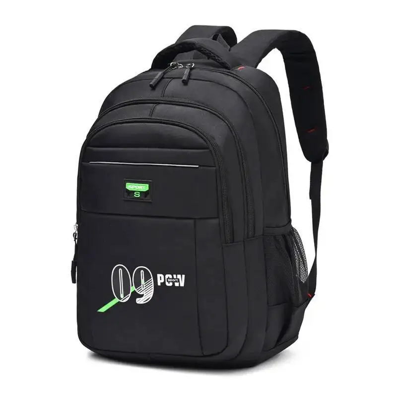 

Men's Large Capacity Double Shoulder Backpack Simple Travel Computer Bag Outing School Bag for Junior High School Students