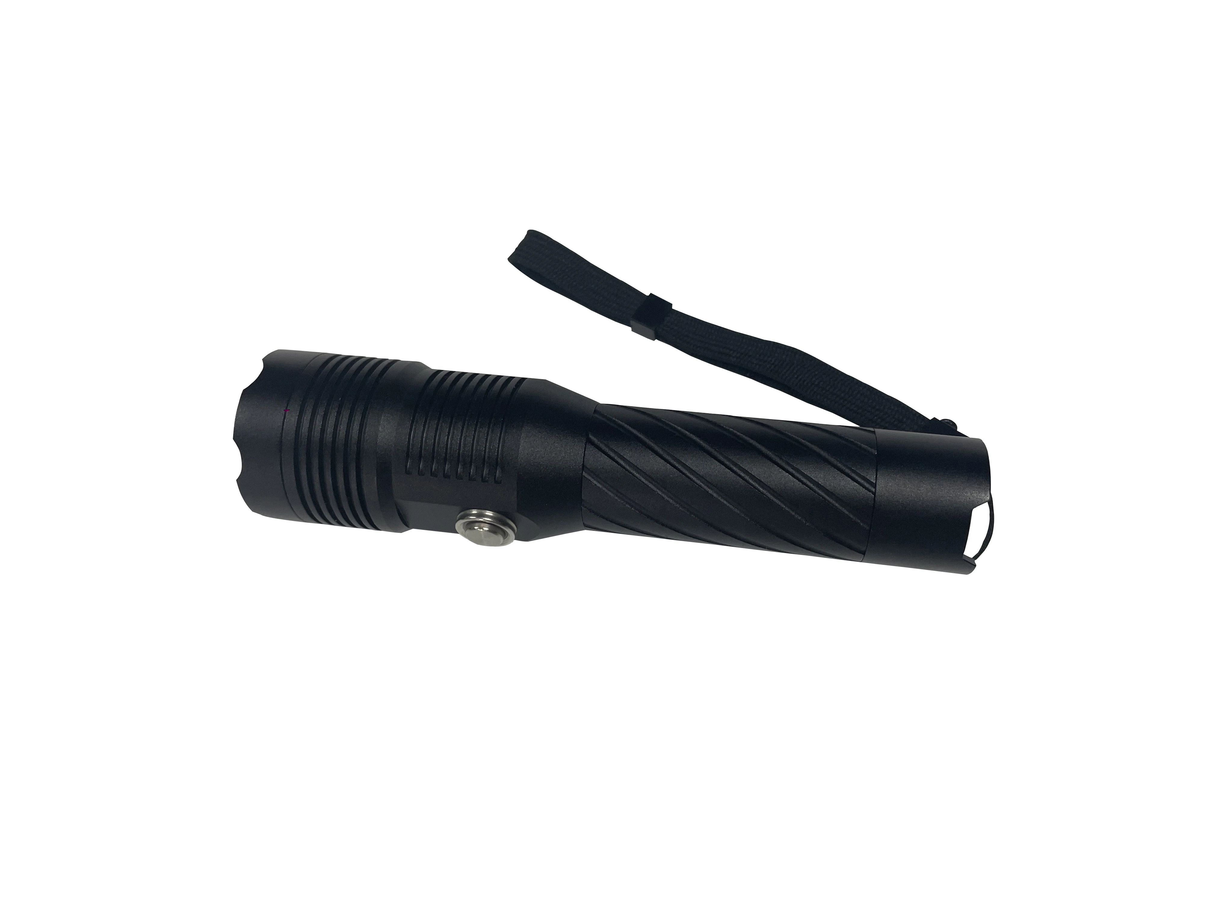 Rechargeable White Laser Flashlight - Ideal For Emergency Situations And Tactical Use