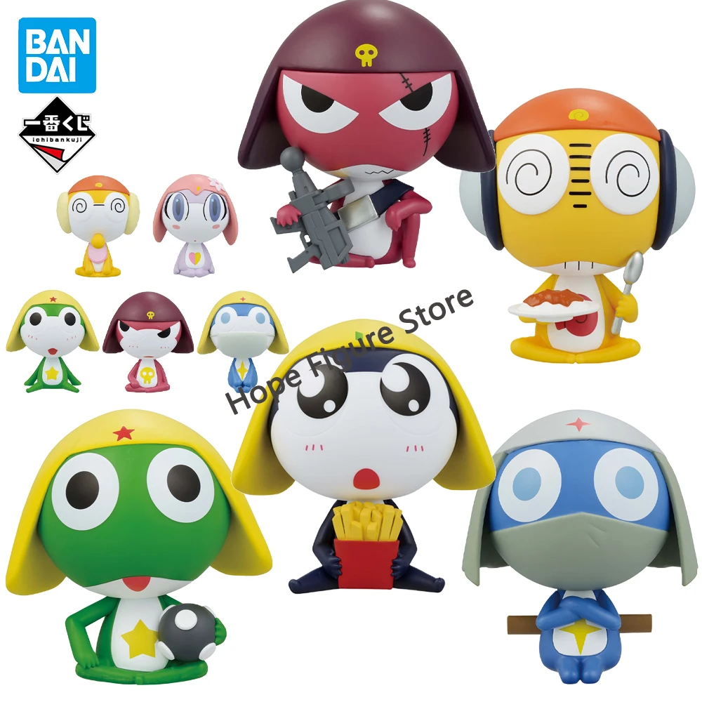 

В наличии оригинальная фигурка BANDAI Ichiban Kuji Gunsou Gilolo Krull Dororo Keroro, аниме-модель Keroro Gunsou, фигурка, натуральная игрушка