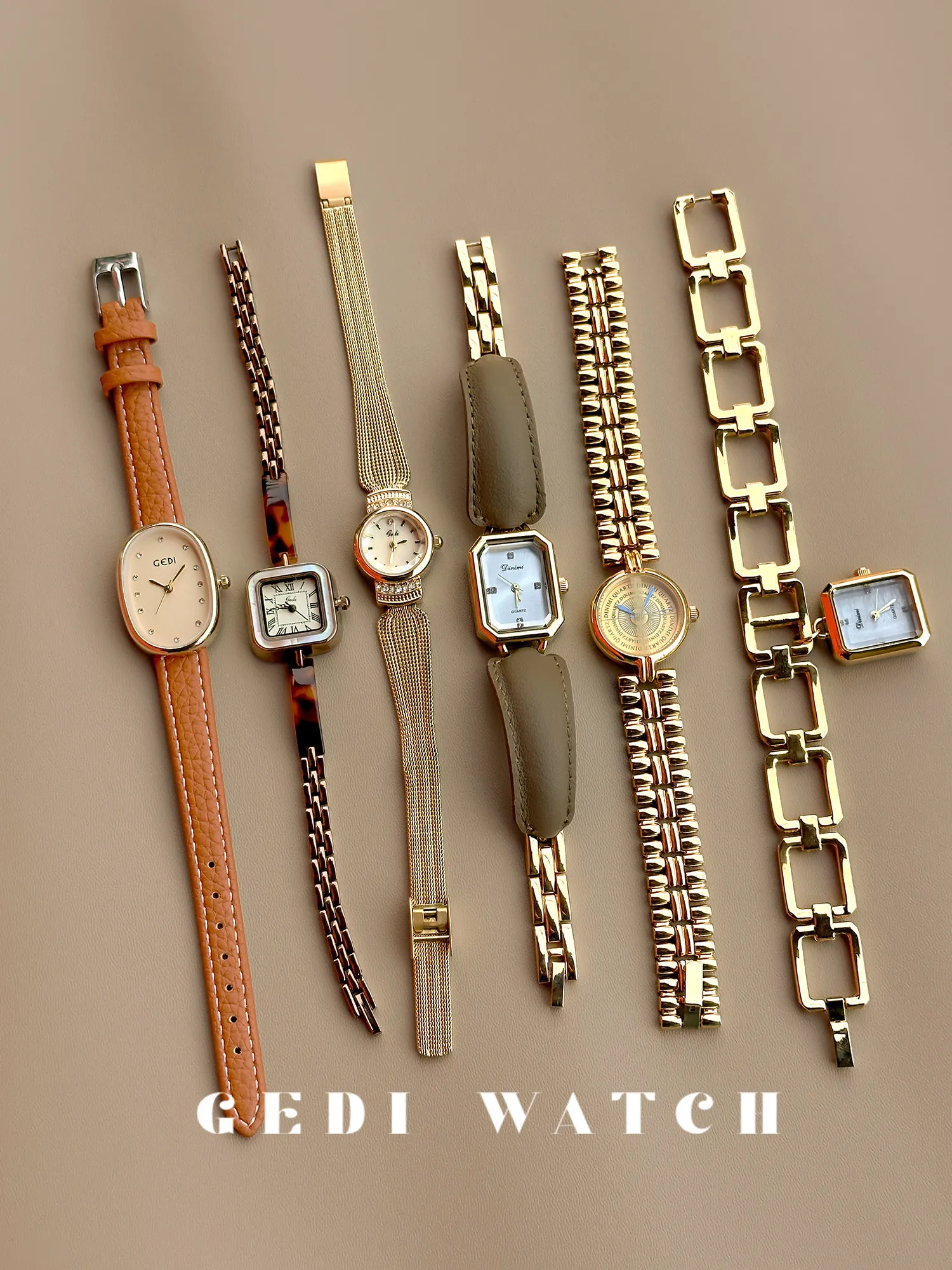 

New Women'S Watch, Vintage Style, High-End Feel, Small Dial, Luxurious Ladies' Watch, Fashionable And Elegant Quartz Watch.