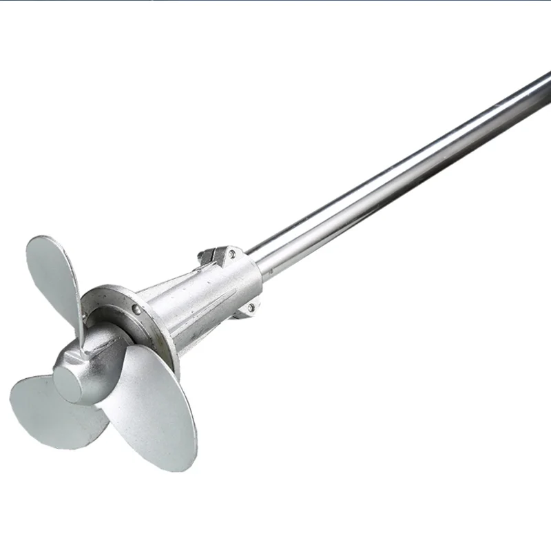 

Boat propeller propeller blade propeller blade mounted on the lawn mower drive working rod push paddle