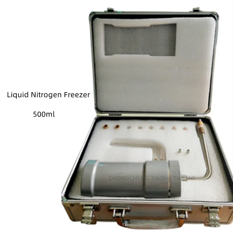 Liquid Nitrogen Cryotherapy Instrument 300ml Beauty Instrument Liquid Nitrogen Sprayer Can Freckle Device