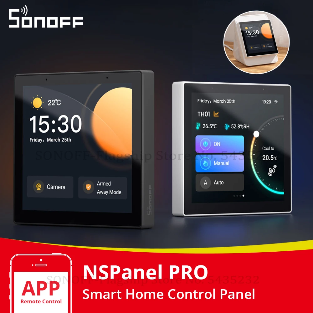 SONOFF NSPanel Pro Smart Home Control Panel Smart Thermostst Power Consumption DIY Switch Module Supports All Sonoff Devices