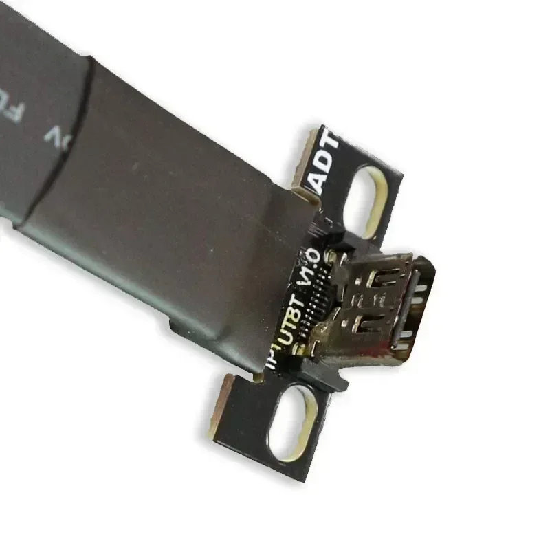 Elbow Shielded USB 3.2 20P GEN2 Type-C To USB C Extension Cable Internal USB 3.2 Male To Female Screw Holes Motherboard Extender