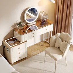 Makeup Shelf Dressing Table Dressers Vanity Desk Closets Sideboards Dressing Table Light Tavolo Da Trucco Bedrooms Furniture