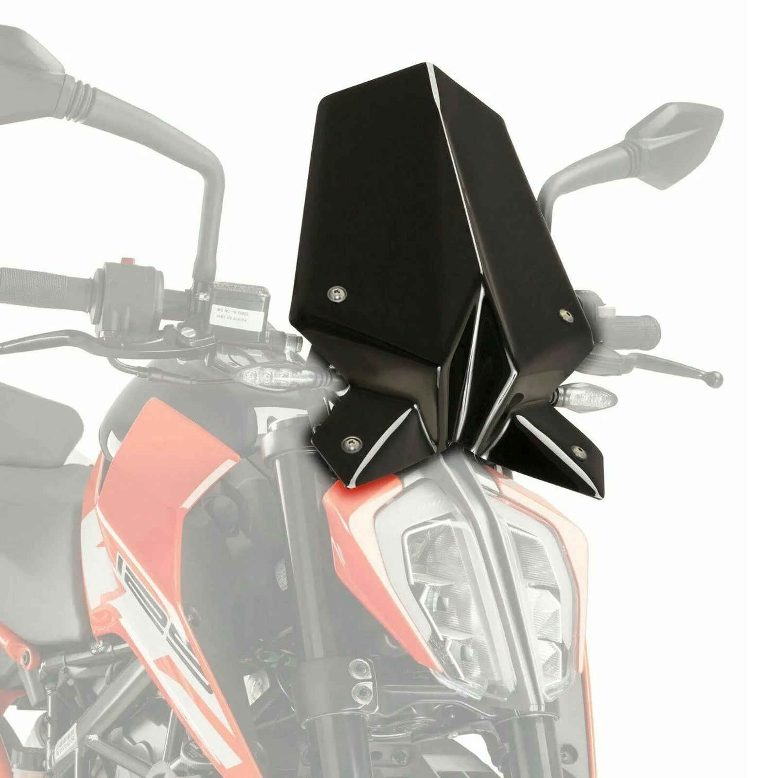 

Черное лобовое стекло мотоцикла для KTM 125/200/390 Duke 2017 2018 2019