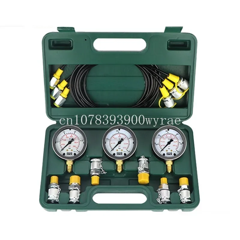 

Precise Hydraulic Measuring Box Pilot Pump Combination Instrument Excavator Pressure Gauge Hydraulic Oil Test Pressure Detector