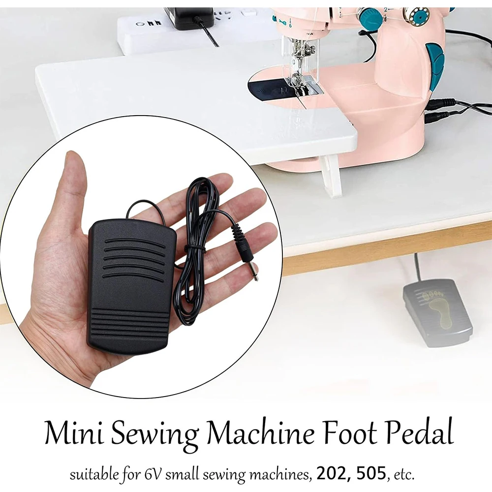 Portable Foot Pedal Switch 505 202 Universal Mini Sewing Machine Foot Pedal For Household Small Sewing Machine Accessories Part