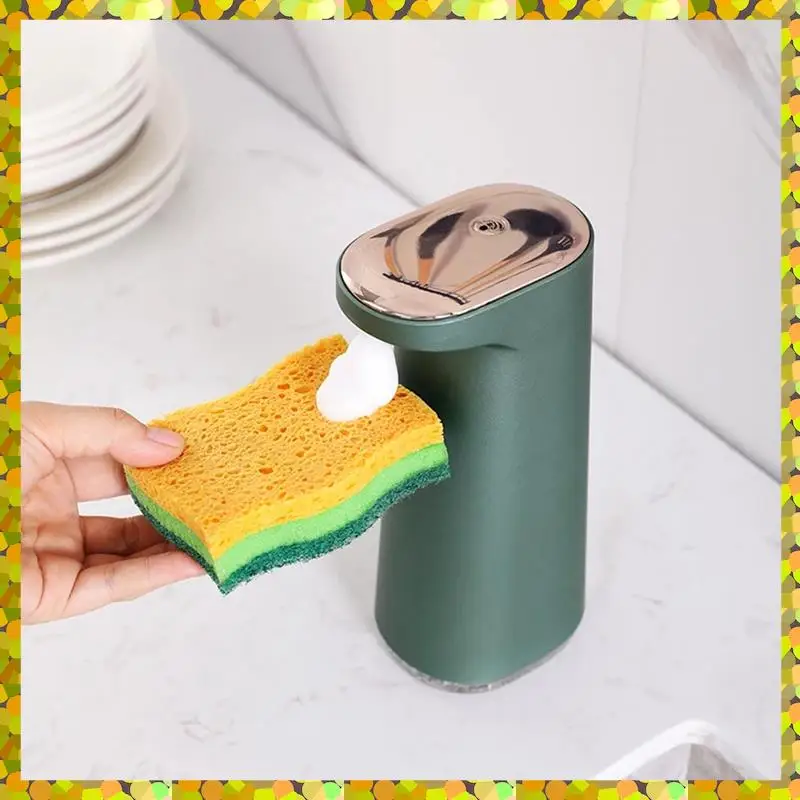 AGLH Automatischer Seifenspender, über USB wiederaufladbar, schaumfrei, handfrei, tragbarer Schaum-Flüssigseifenspender