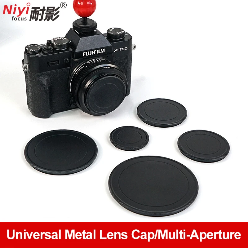 غطاء عدسة الكاميرا 37 مللي متر 40.5 مللي متر 43 مللي متر 46 مللي متر 49 مللي متر 52 مللي متر 55 مللي متر 58 مللي متر 62 مللي متر 67 مللي متر غطاء كاميرا عالمي مادة معدنية لكانون نيكون سوني #3