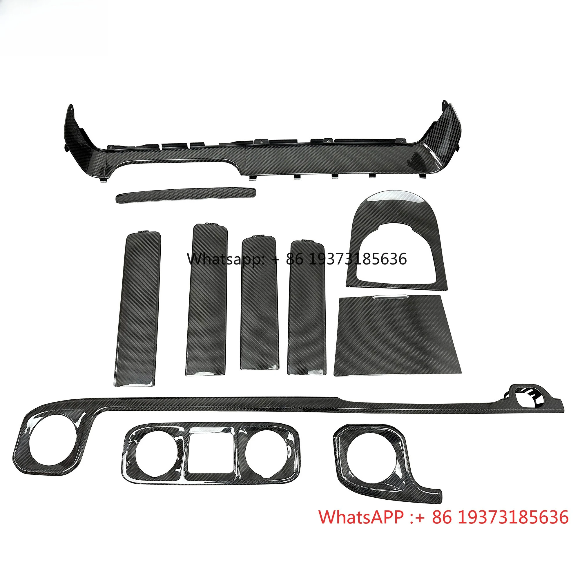 Dry Carbon Fiber Auto Parts Interiors Kit ( (Replacement) for Mercedes Benz G-Class W464 G500 G63 2019-2024 Car Accessories