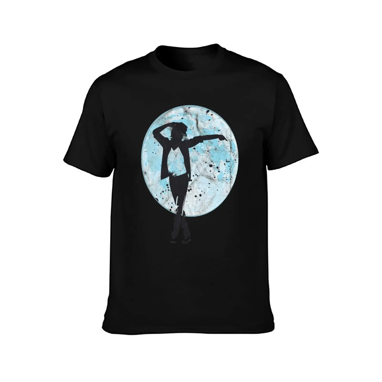 Moonwalker T-Shirt Daily Wear Plain Short Sleeve Shirt