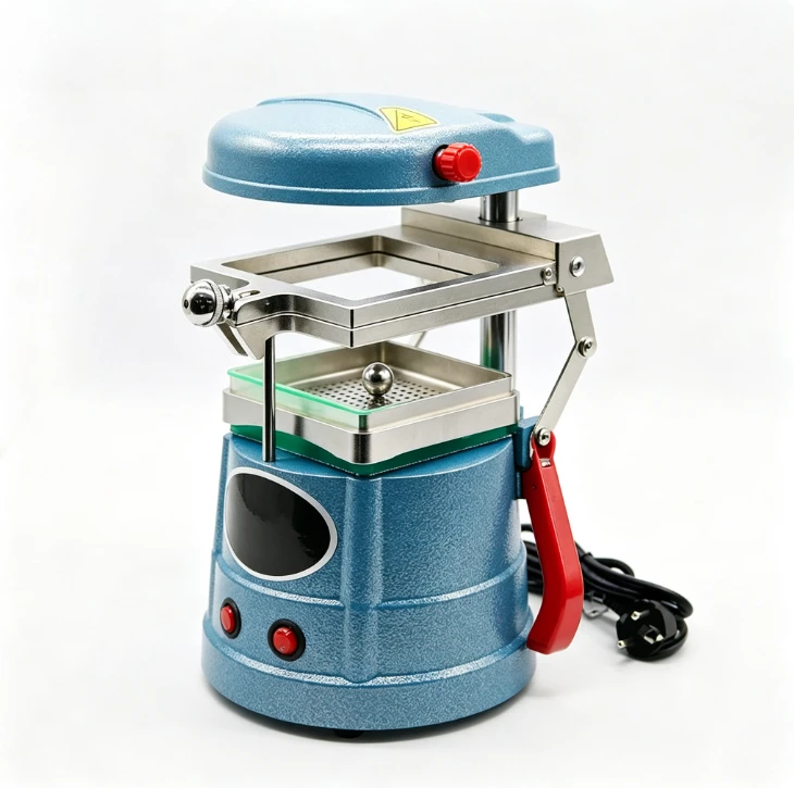 Dental Vacuum Forming Machine with Steel Balls Orthodontic Retainer Molding Device for Dental Lab Retainer Fabrication