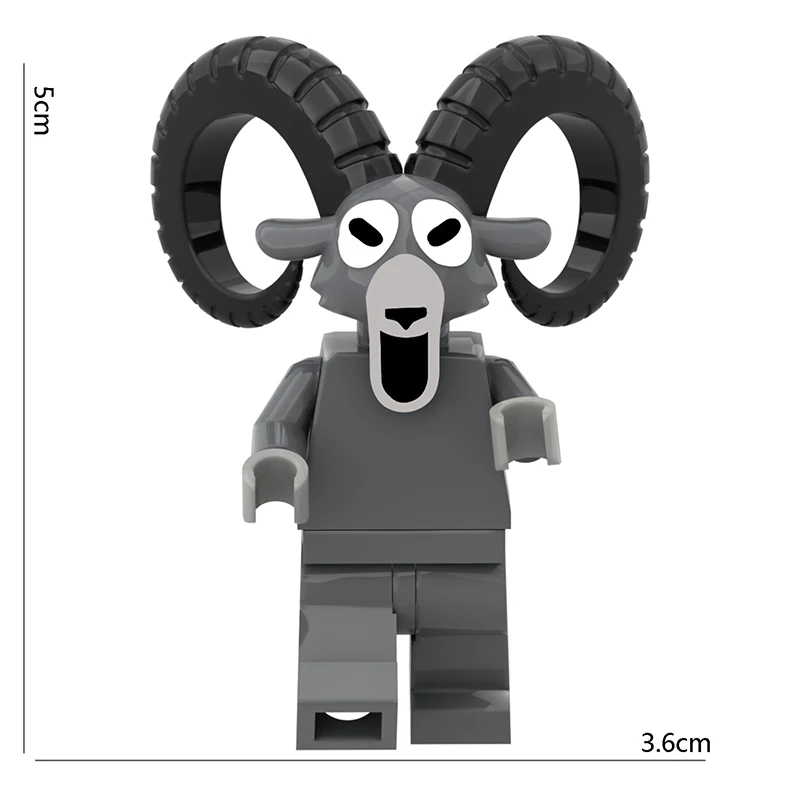 الغزلان البومة الماعز رجل لعبة اللبنات تمثال 99 ليال في الغابة نموذج تجميع المواد ديكور المنزل لعبة مهرجان هدية #4