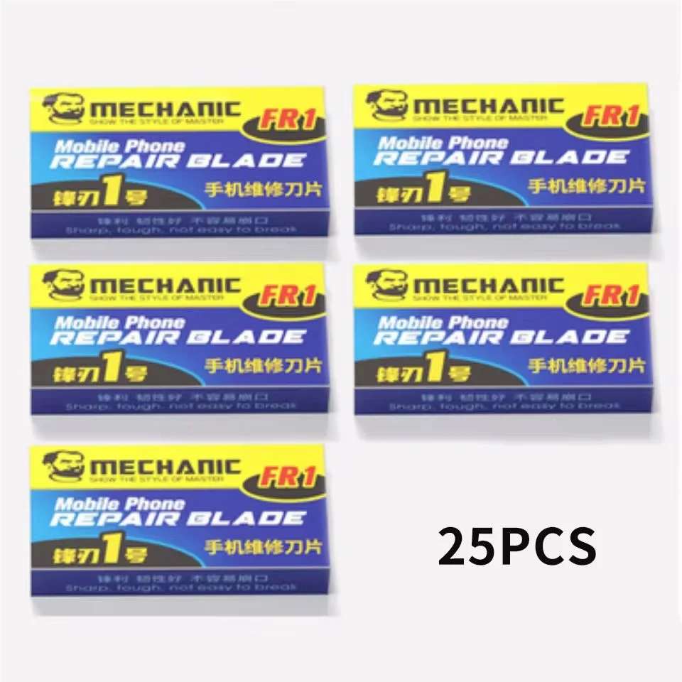 

MECHANIC FR1 High Toughness Carbon Steel Blade for Mobile Phone LCD Screen OCA Glue Cleaning Removal Scraper Tool
