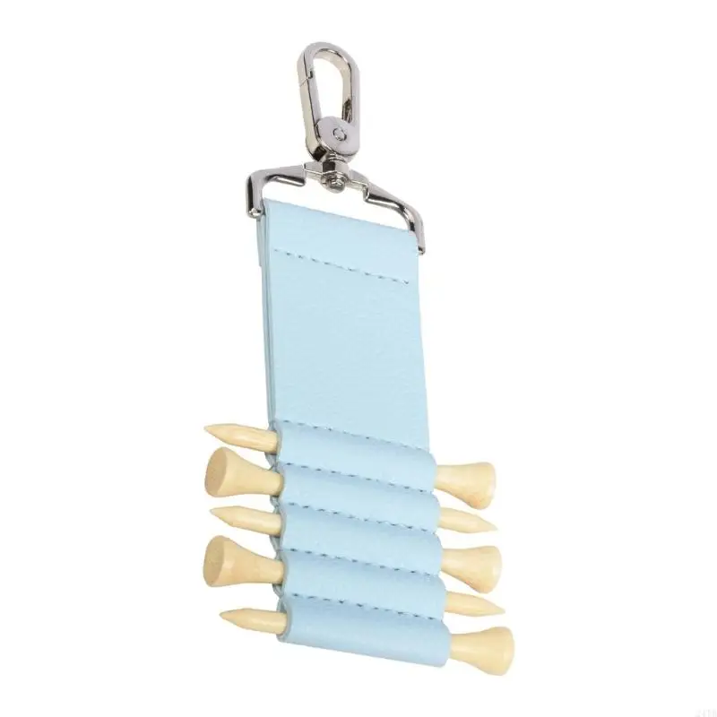 Quickly Access Golf Tees Storage Pouches Keyring Compatible Case Durability Metal Hardware For Golfers 