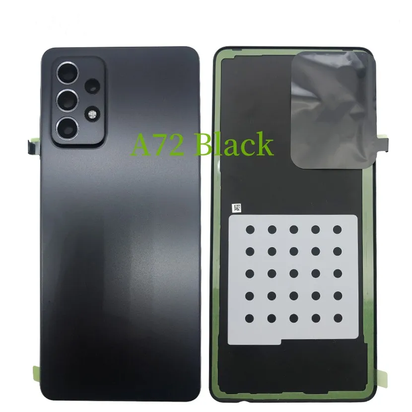 AAA For Samsung Galaxy A72 A725 4G 5G A52 A525 A525F Back Battery Cover Rear Door Housing Replacement Parts With LOGO