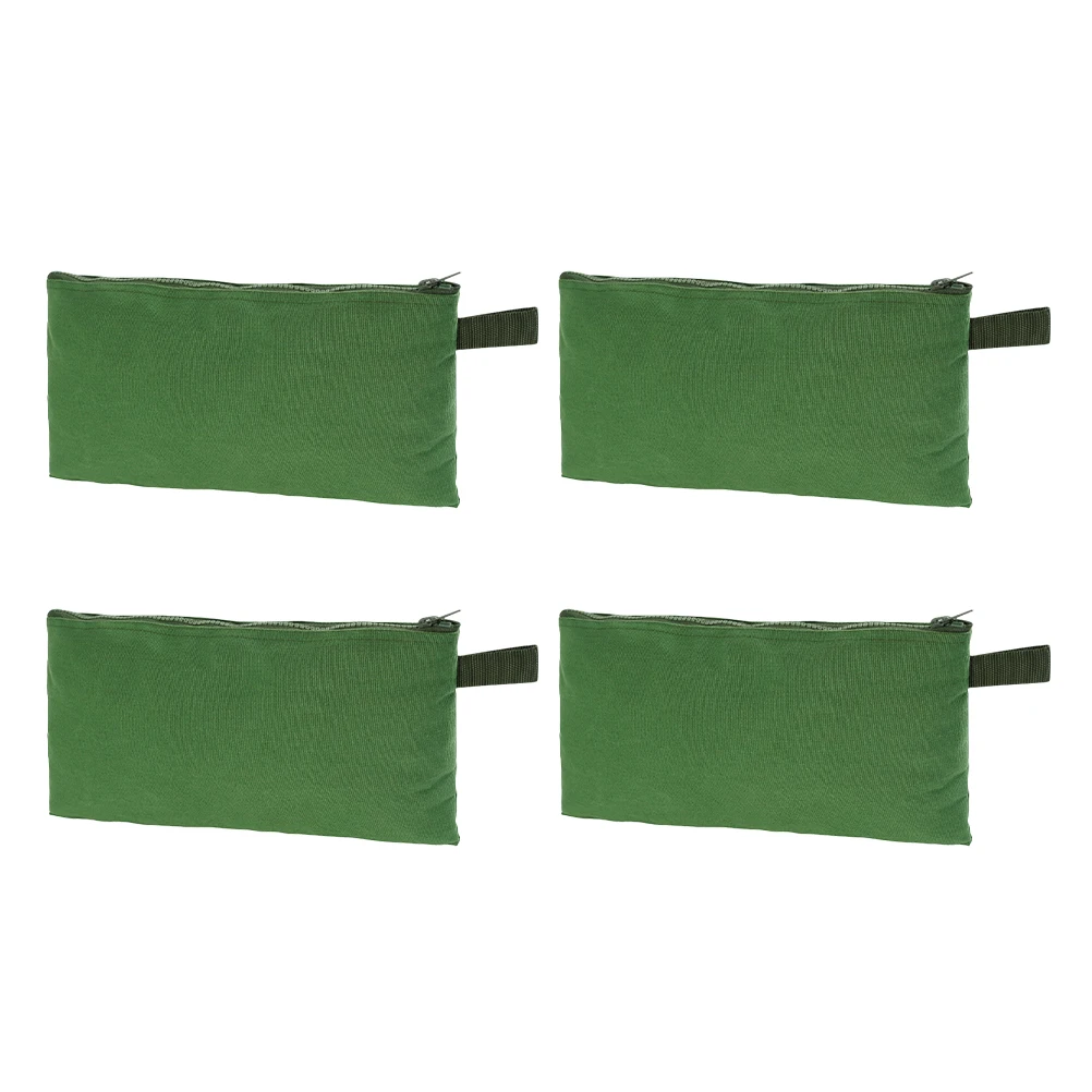 

4pcs Tool Heavy Duty Canvas Tool Storage Bag Green Large Capacity Organization Multipurpose Tote Portable Storage Kit Bag
