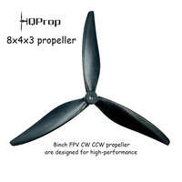 HQProp 8X4X3 3-Blade Carbon Nylon Propeller Prop CW CCW For RC FPV Freestyle 8inch Long Range Drones DIY Parts