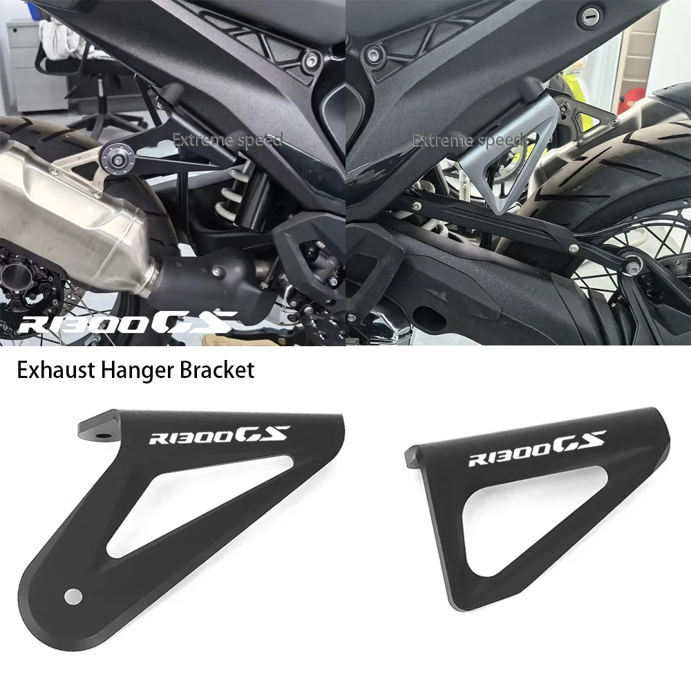 

For R1300GS r1300gs R 1300GS Motorcycle Rear Footrest Blanking Pedals Exhaust Hanger Bracket Rear Footrest Blanking Plate